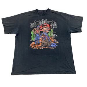 Midnight Bandit Skull Cowboy True Friendship T Shirt Men's XL